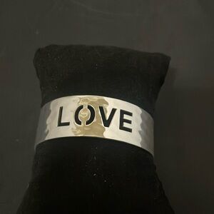 Rustic Cuff Silver cuff